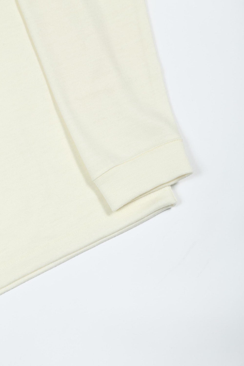 Washable Wool Crewneck Pullover (Cream)