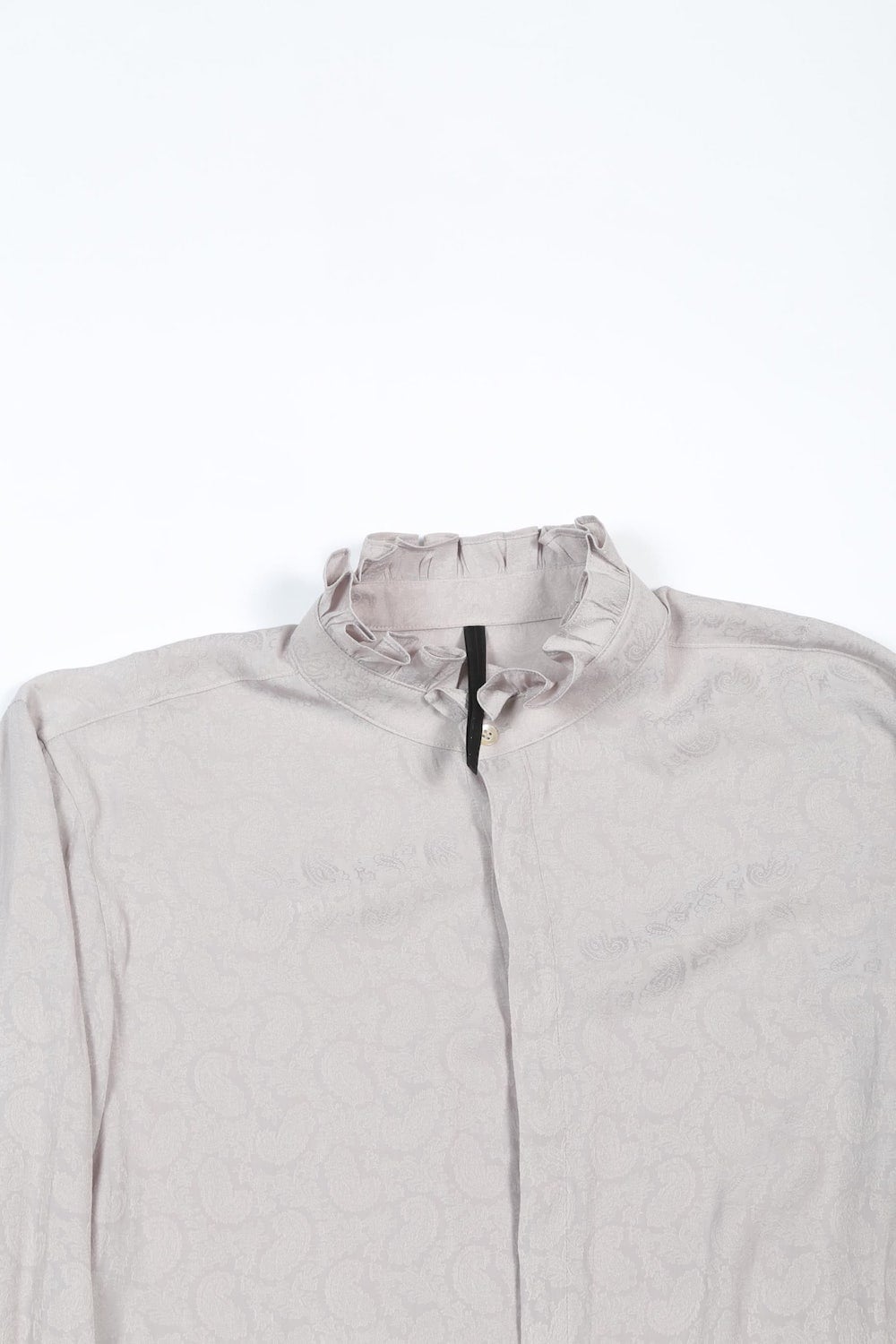 Paisley Frill Shirt (Bisque)