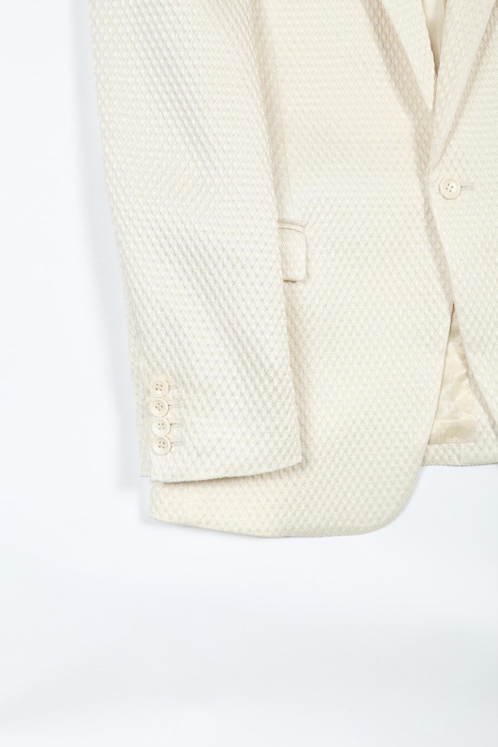 Jacquard 1B Jacket (Cream)
