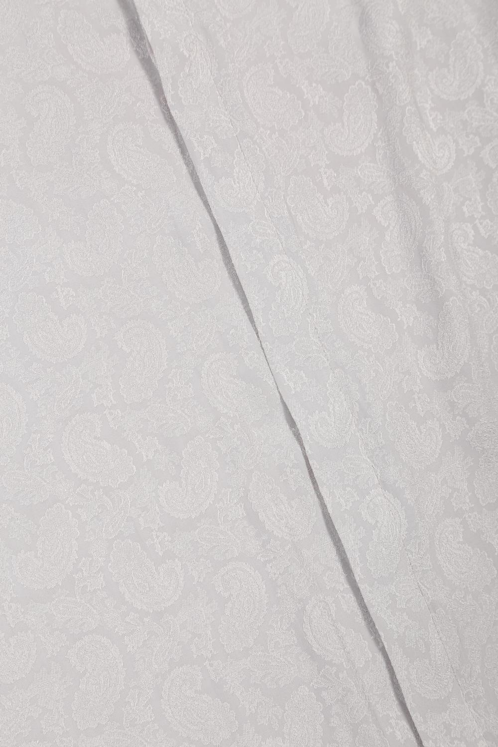 Paisley Frill Shirt (Bisque)