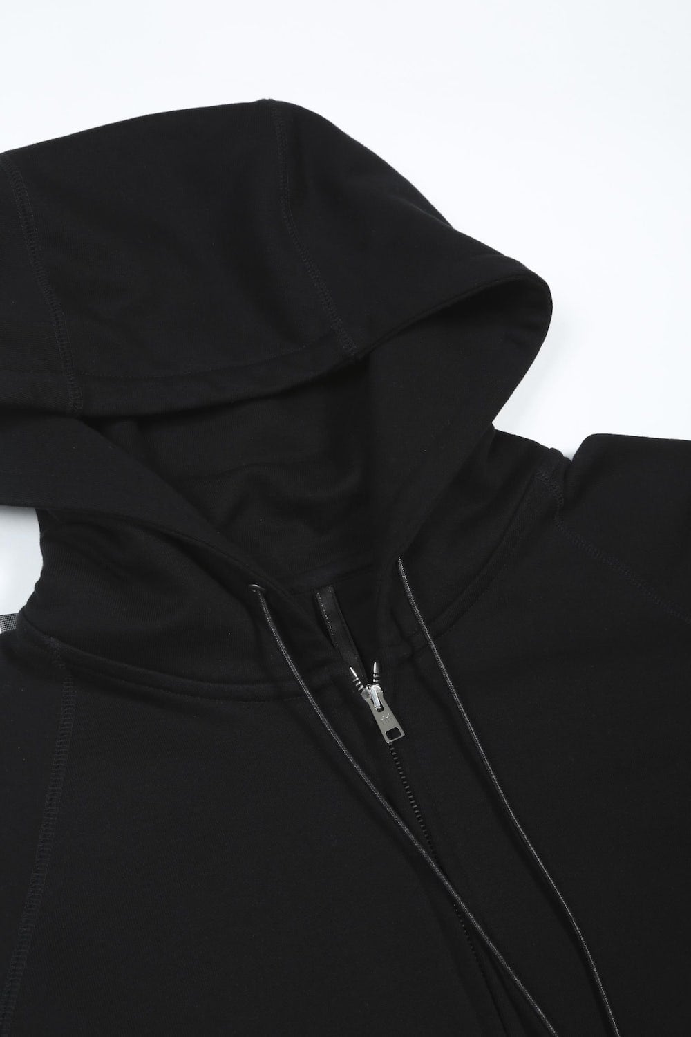 Zip Up Hoodie (Black×Off White)