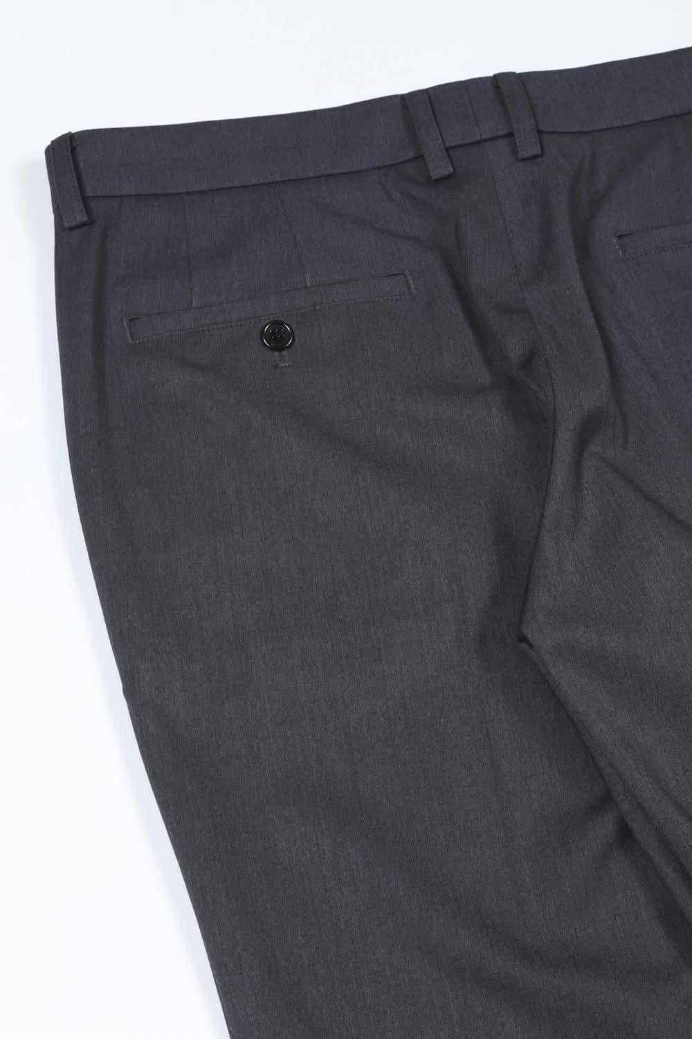 Slit Flare Pants (Charcoal)