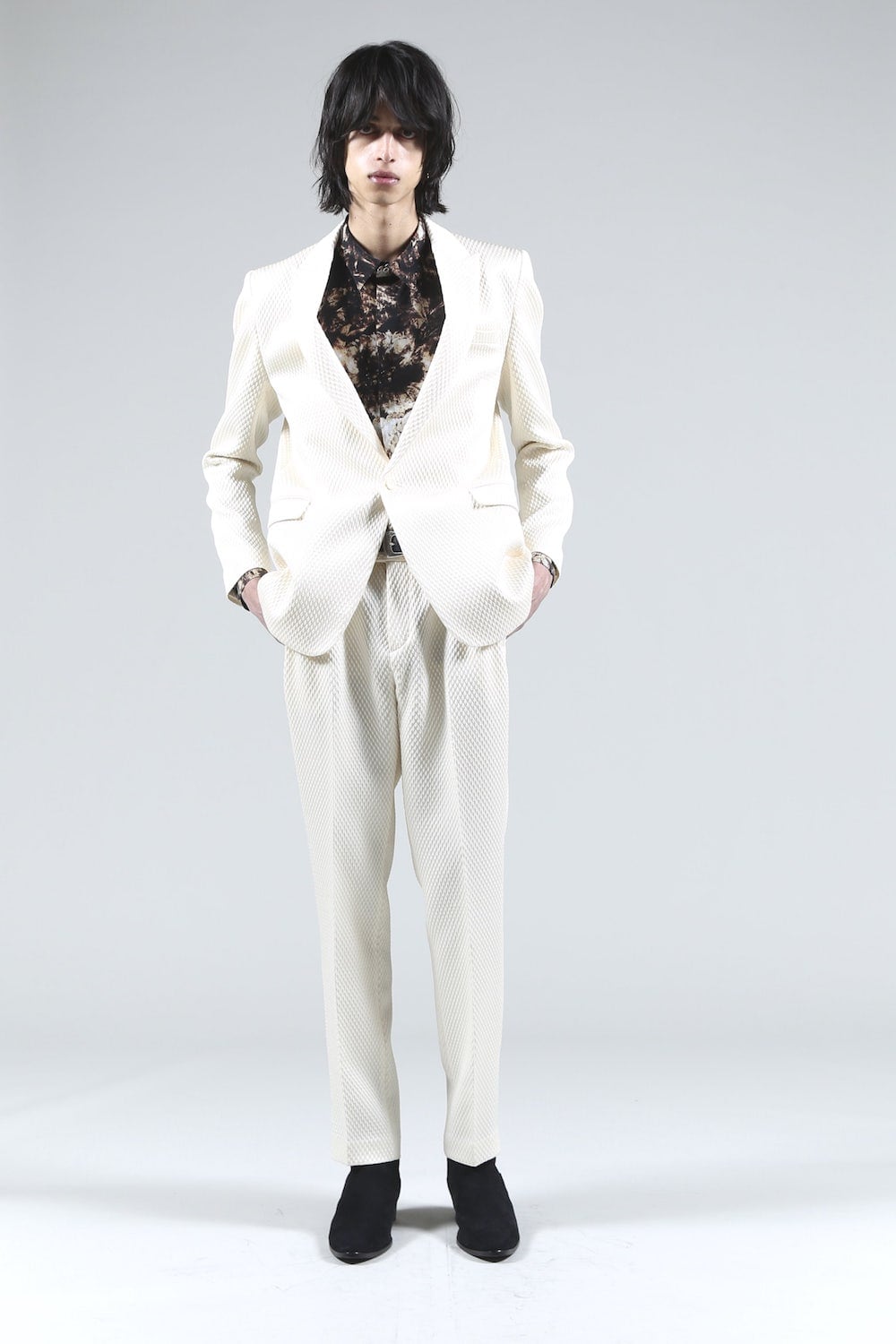 Jacquard 1B Jacket (Cream)