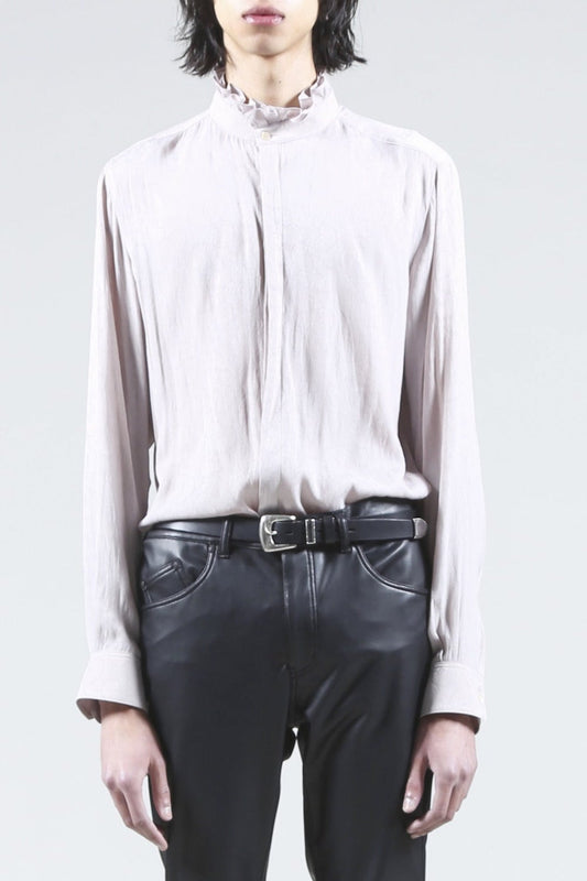 Paisley Frill Shirt (Bisque)