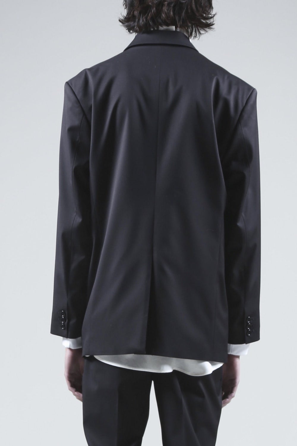 Peaked Lapel Daddy Jcaket (Black)