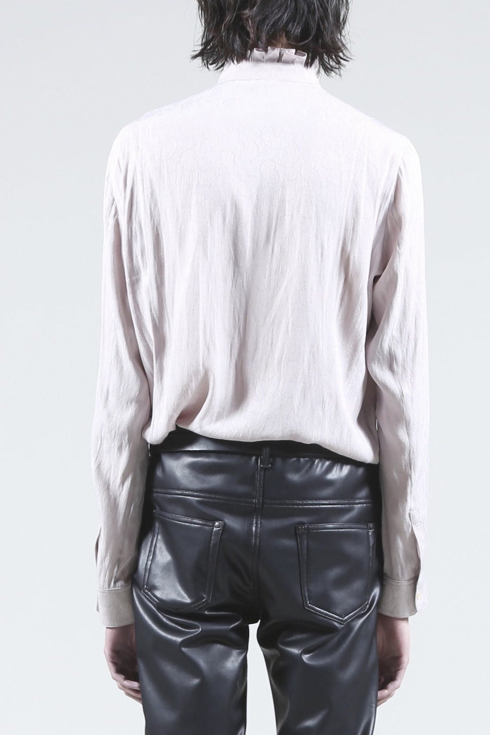 Paisley Frill Shirt (Bisque)