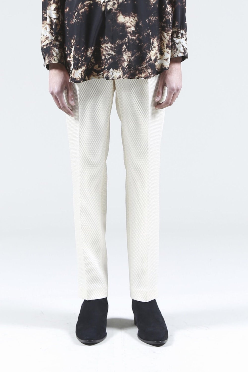 Jacquard Pants (Cream)