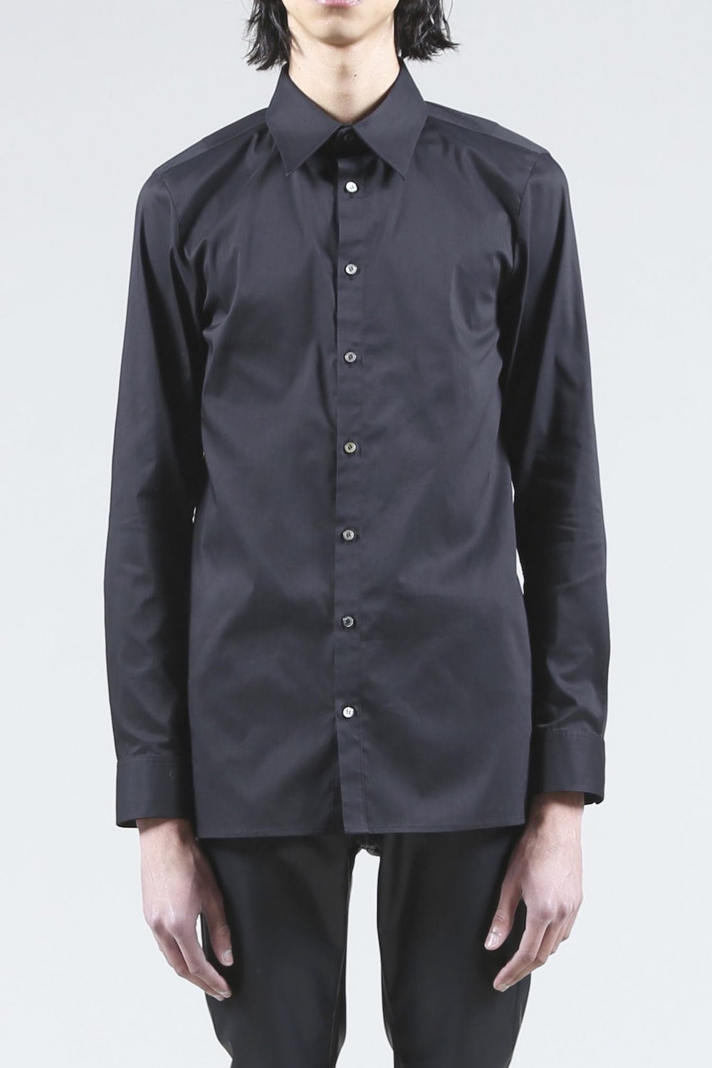 Broadcloth Regular Shirt (Black)