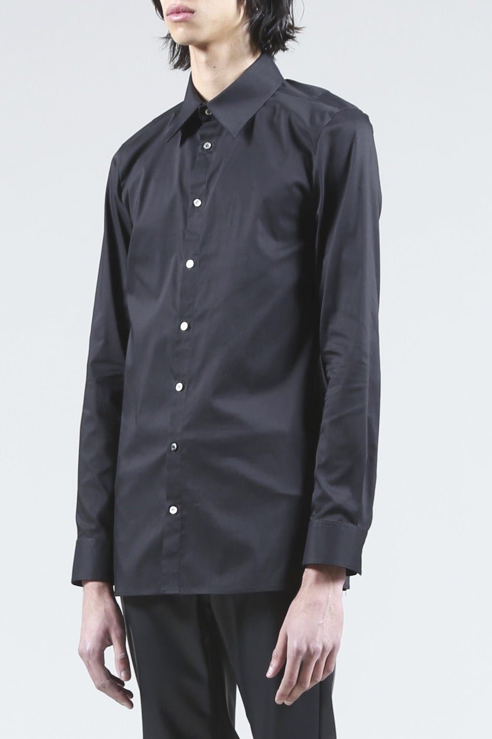 Broadcloth Regular Shirt (Black)