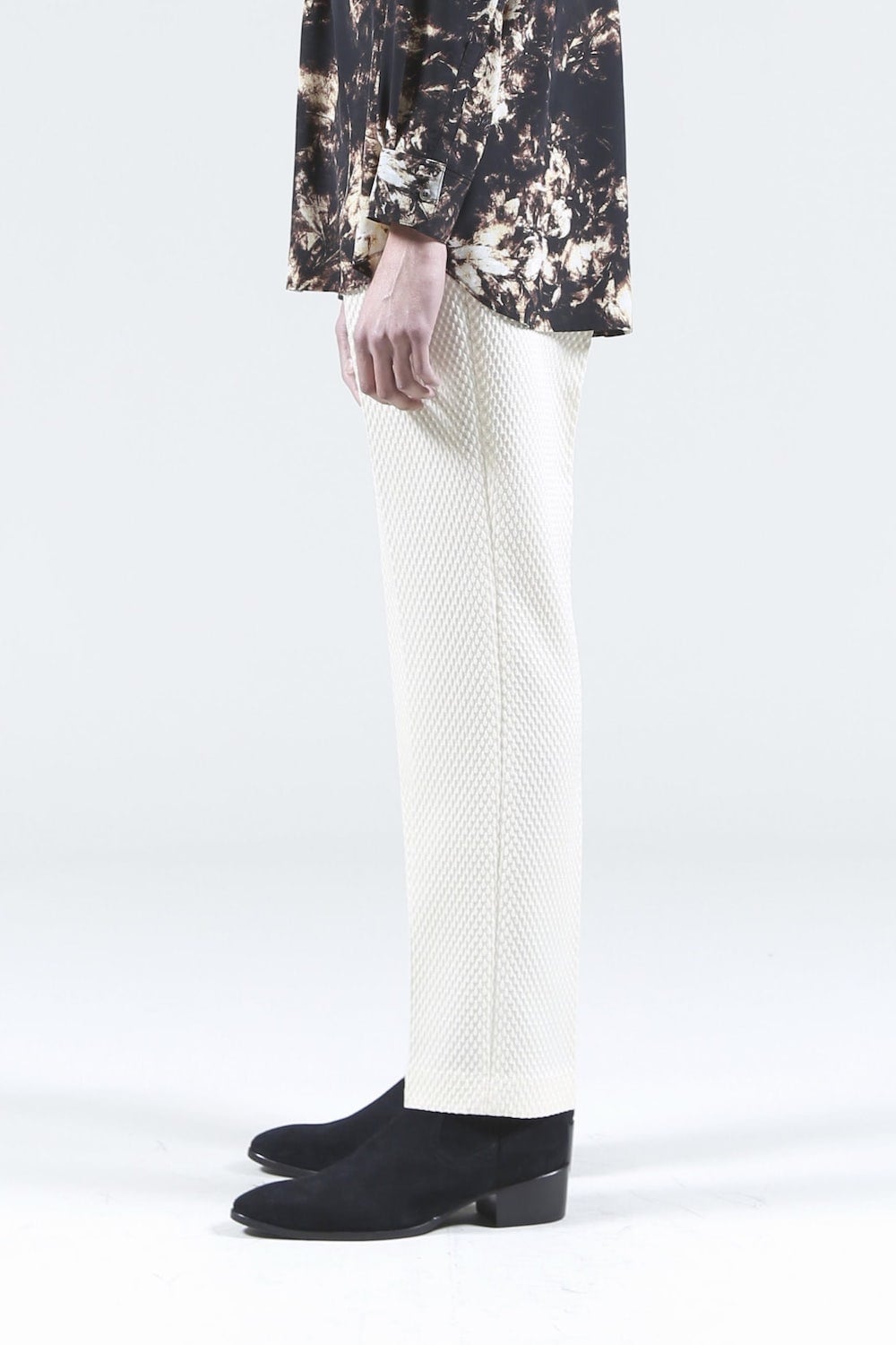 Jacquard Pants (Cream)