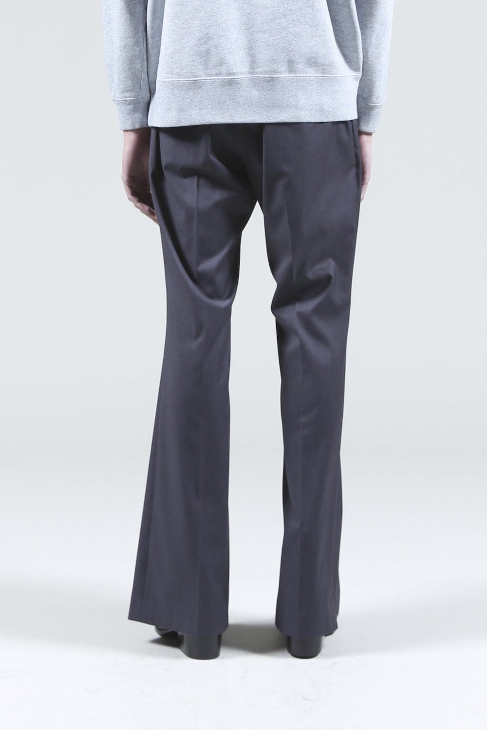 Slit Flare Pants (Charcoal)