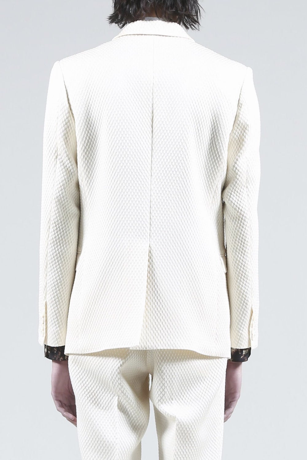 Jacquard 1B Jacket (Cream)