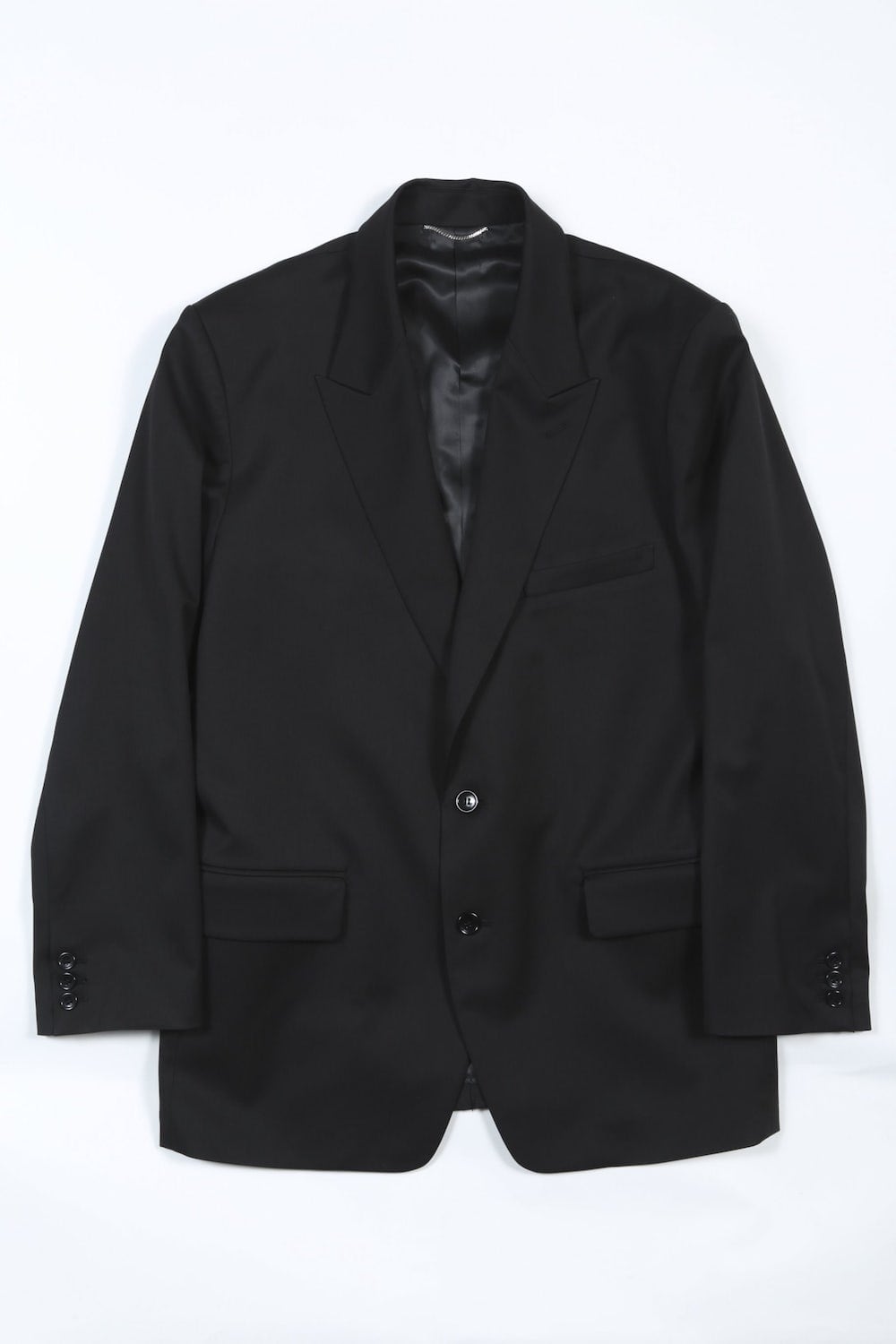 Peaked Lapel Daddy Jcaket (Black)