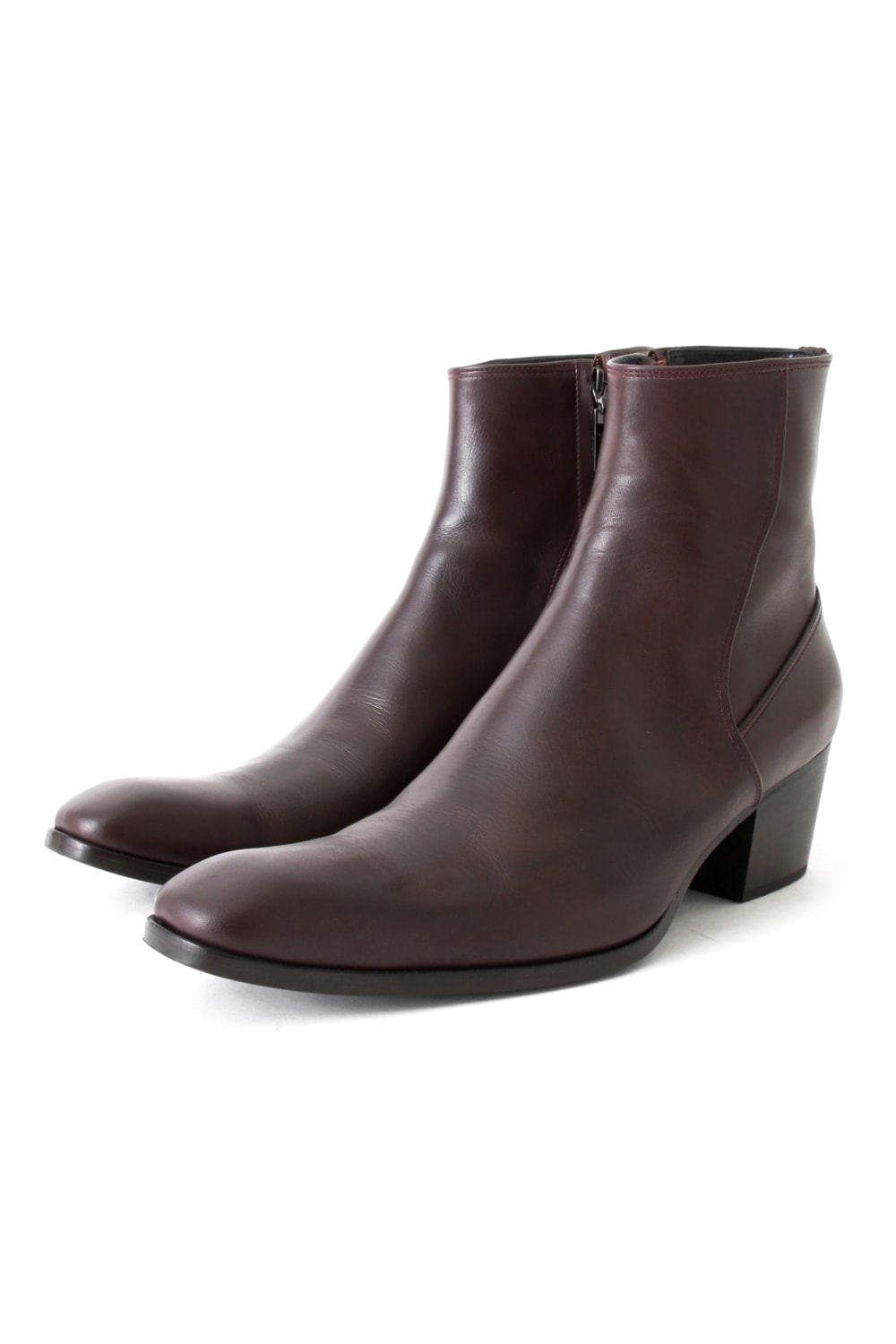GalaabenD 16SS BASIC Glenson Kip Heel Boots BORDEAUX