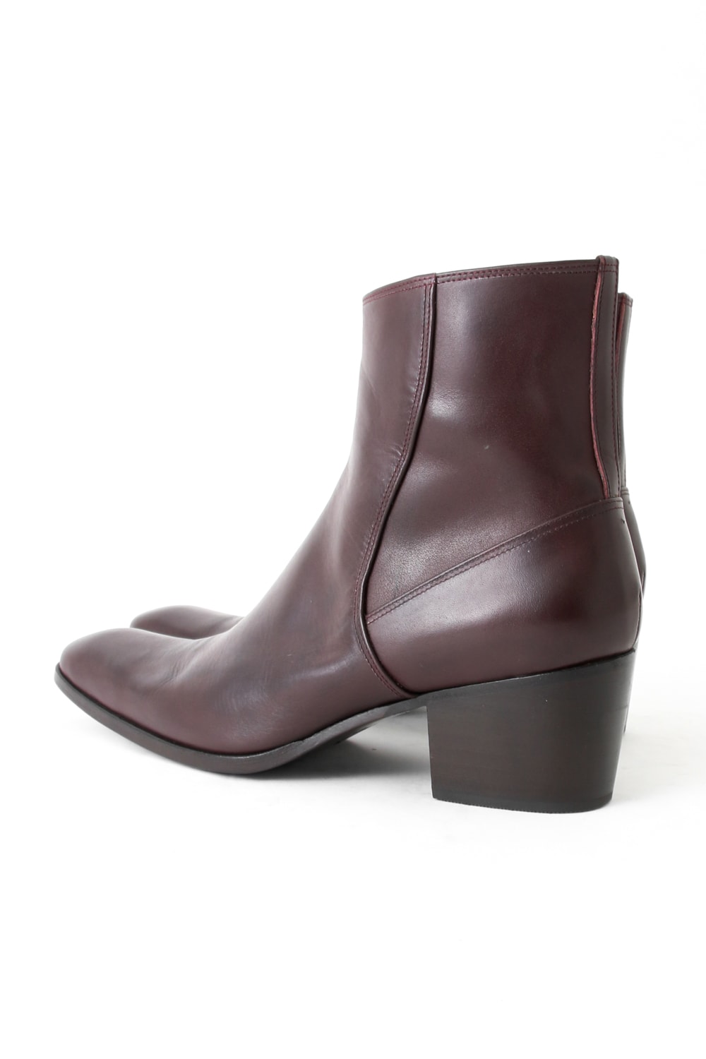 GalaabenD 16SS BASIC Glenson Kip Heel Boots BORDEAUX