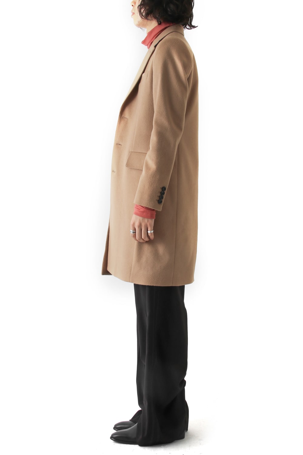 SUPER 120's BEAVER MELTON COAT