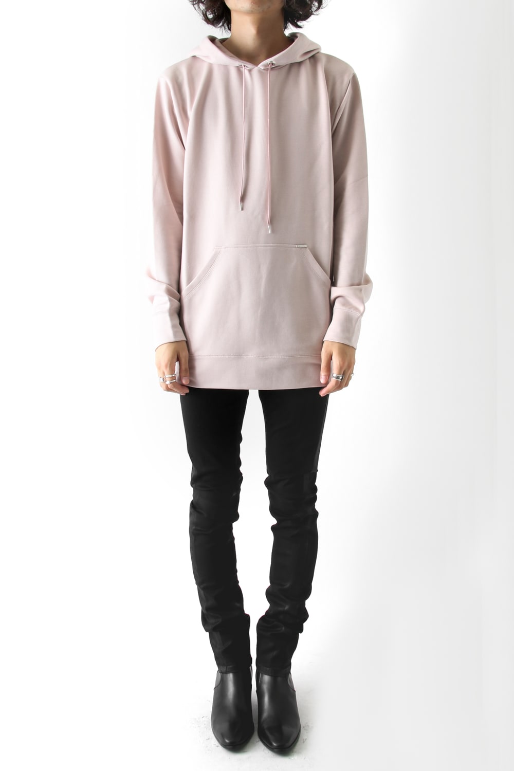 TENCEL SOFT DOUBLE KNIT HOODED SWEATER