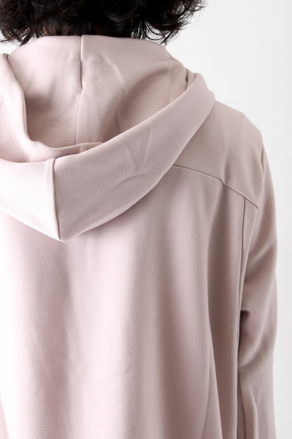 TENCEL SOFT DOUBLE KNIT HOODED SWEATER