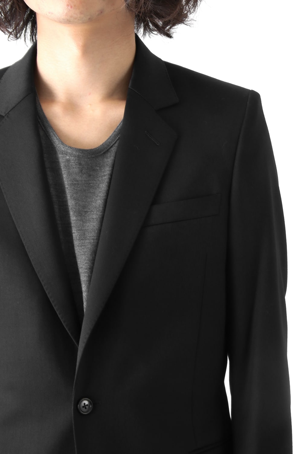 BASIC Tuxedo Cloth Stretch 2B Tailored Jacket