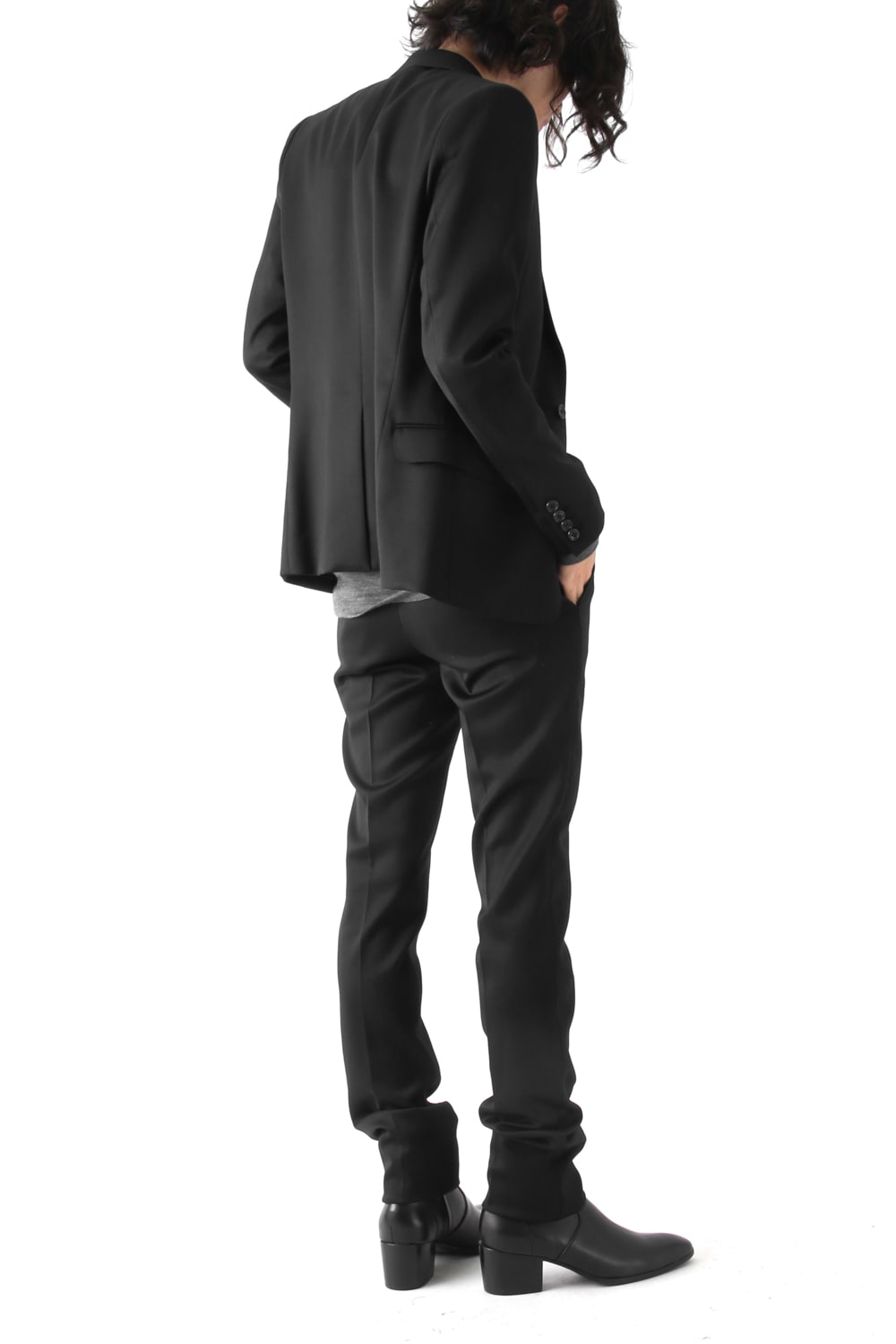 BASIC Tuxedo Cloth Stretch 2B Tailored Jacket