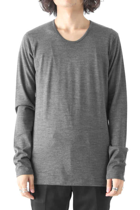 2/72 WASHER PULLOVER PLAIN STITCH LONG SLEEVE