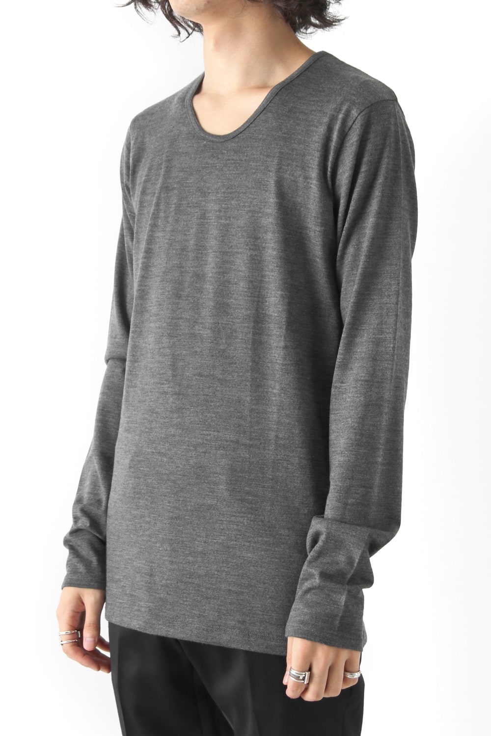 2/72 WASHER PULLOVER PLAIN STITCH LONG SLEEVE