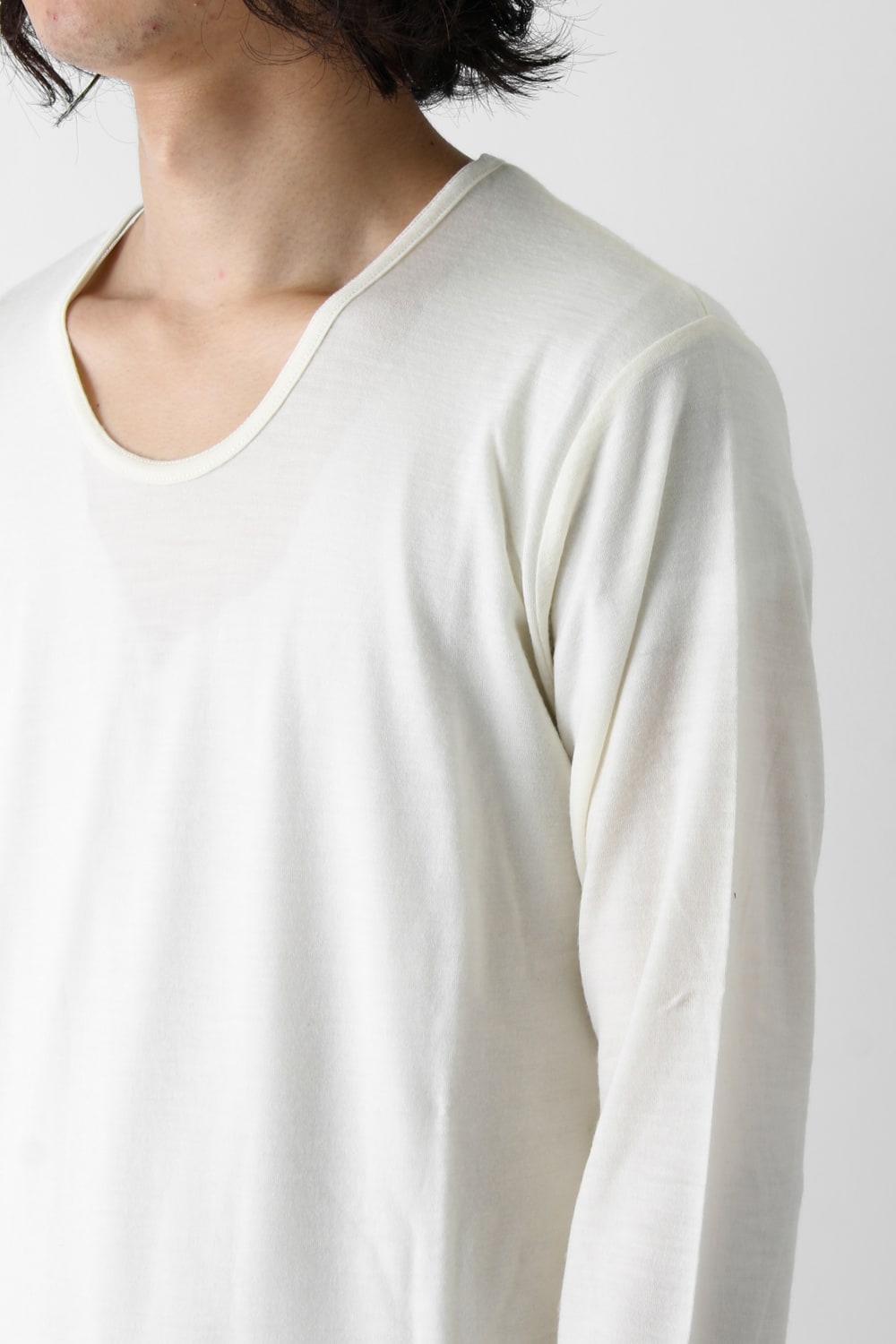 2/72 WASHER PULLOVER PLAIN STITCH LONG SLEEVE