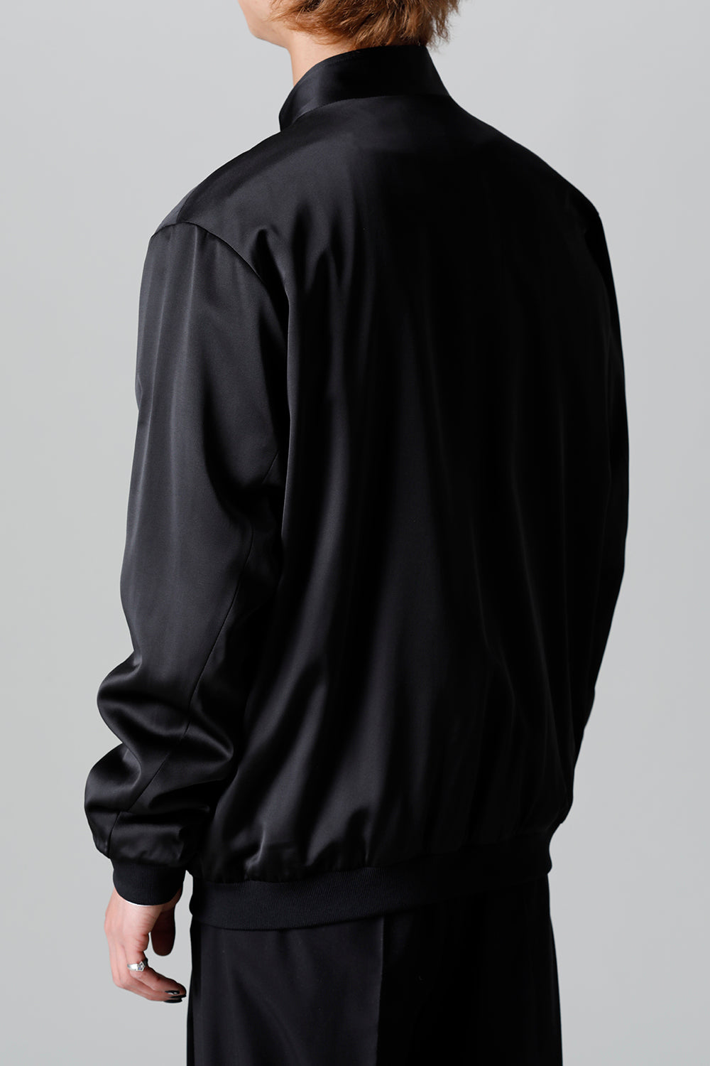 T/R Satin Zip Up Blouson