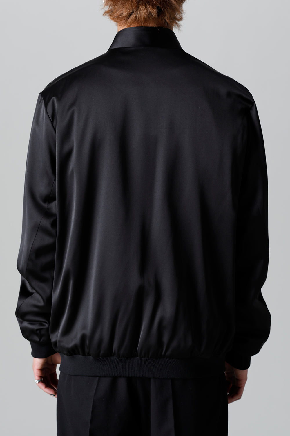 T/R Satin Zip Up Blouson