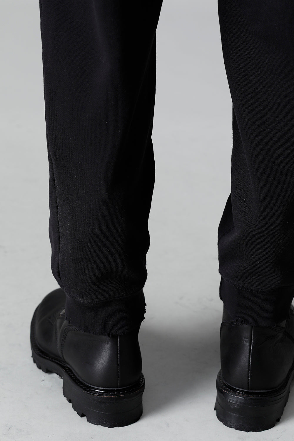 ミドル裏毛 ダメージ スウェット パンツ ブラック