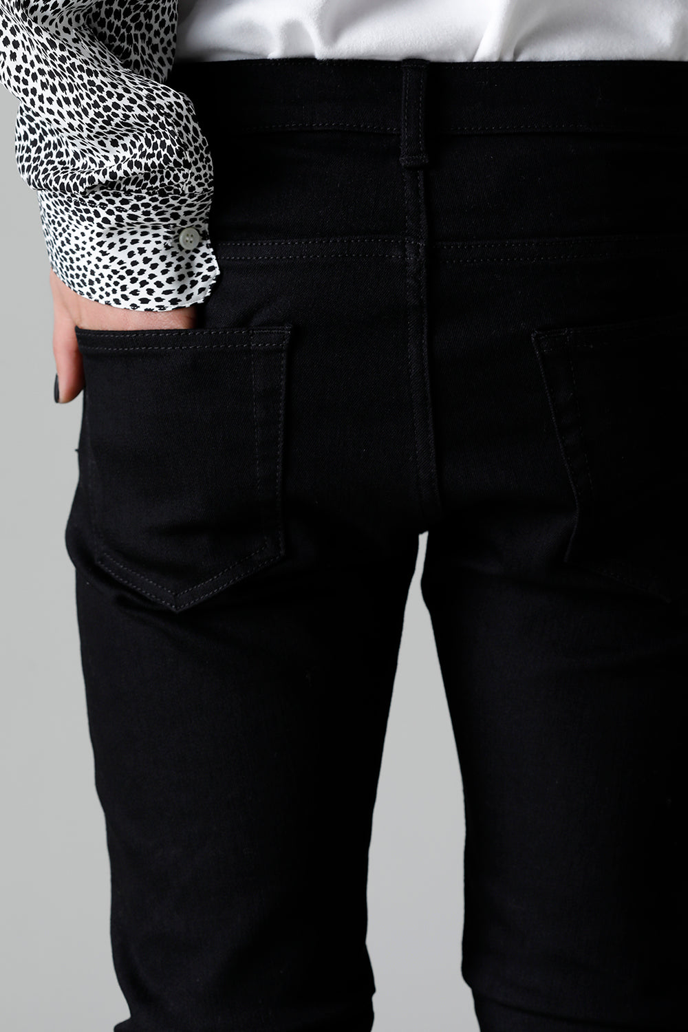 EX Fit Denim Logo Embroidery Leggings Pants