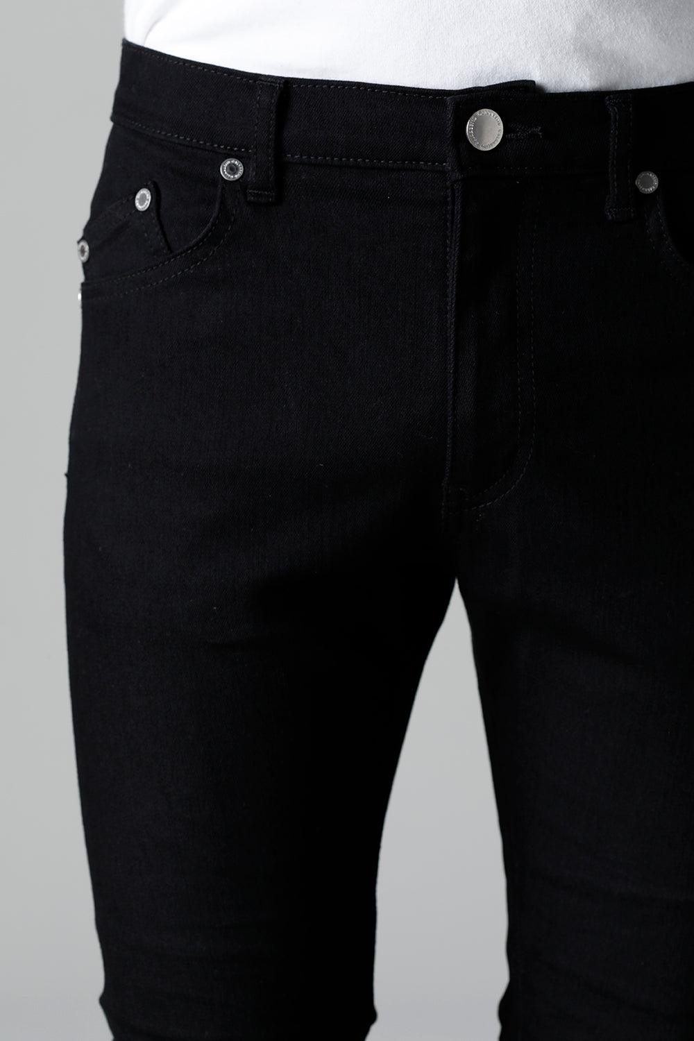 EX Fit Denim Logo Embroidery Leggings Pants