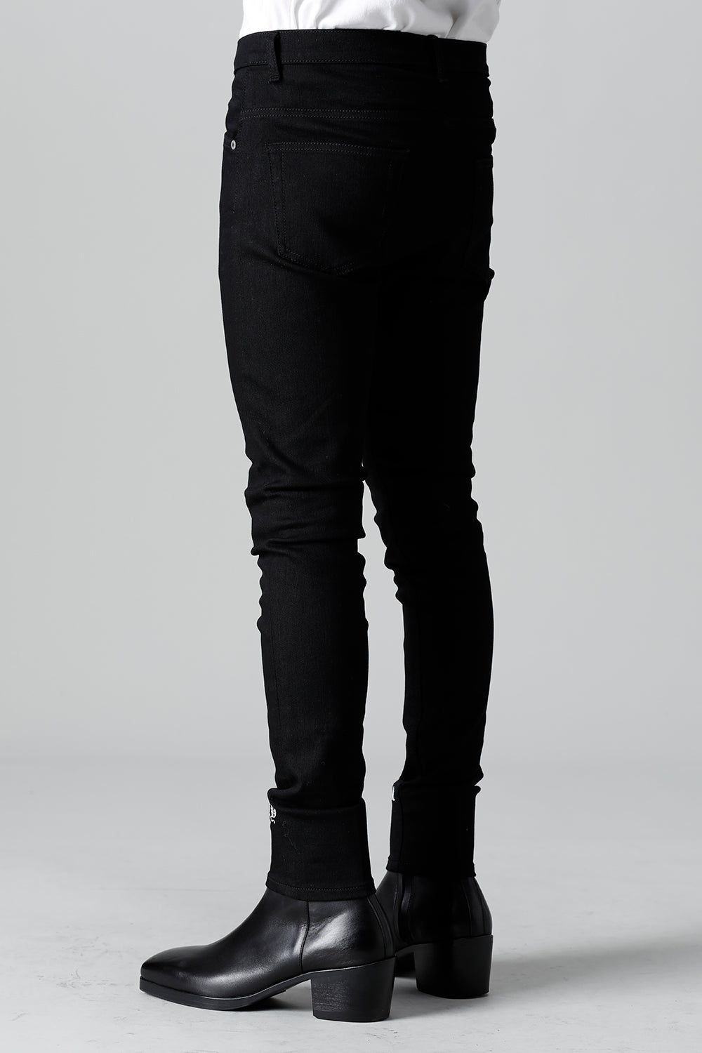 EX Fit Denim Logo Embroidery Leggings Pants