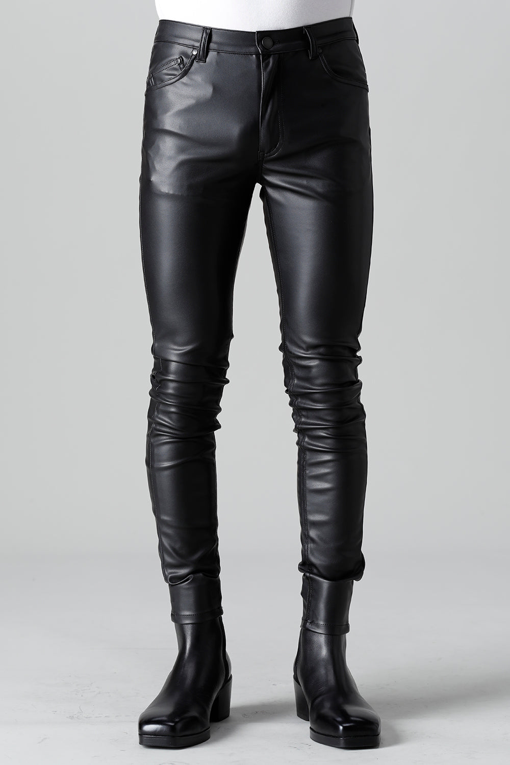 Airy Fake Leather  Faux Leather Leggings Pants