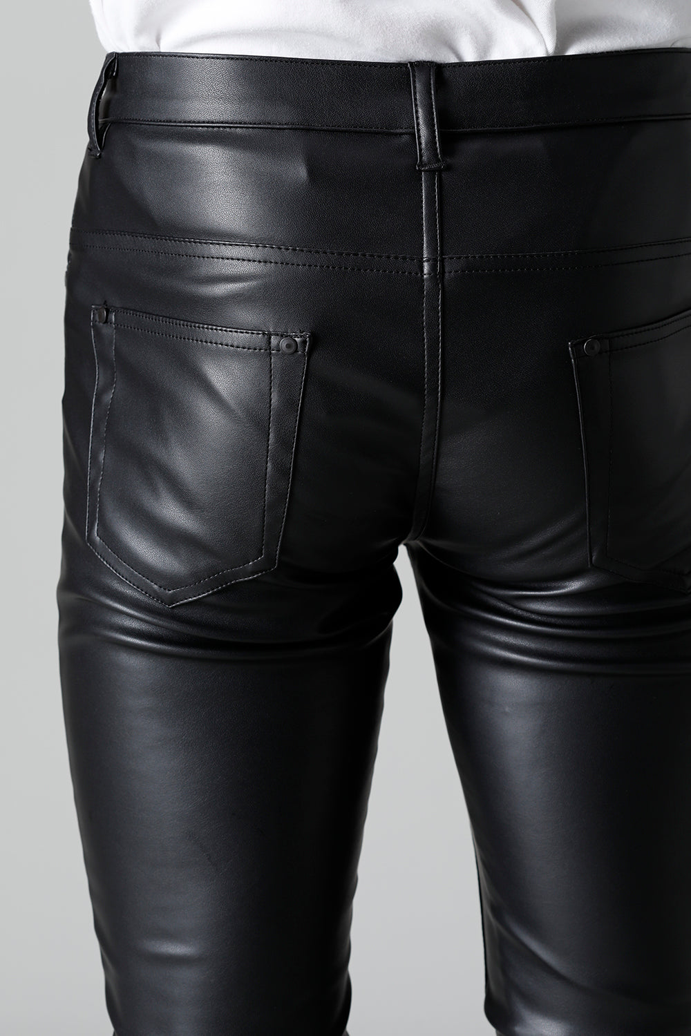 Airy Fake Leather  Faux Leather Leggings Pants