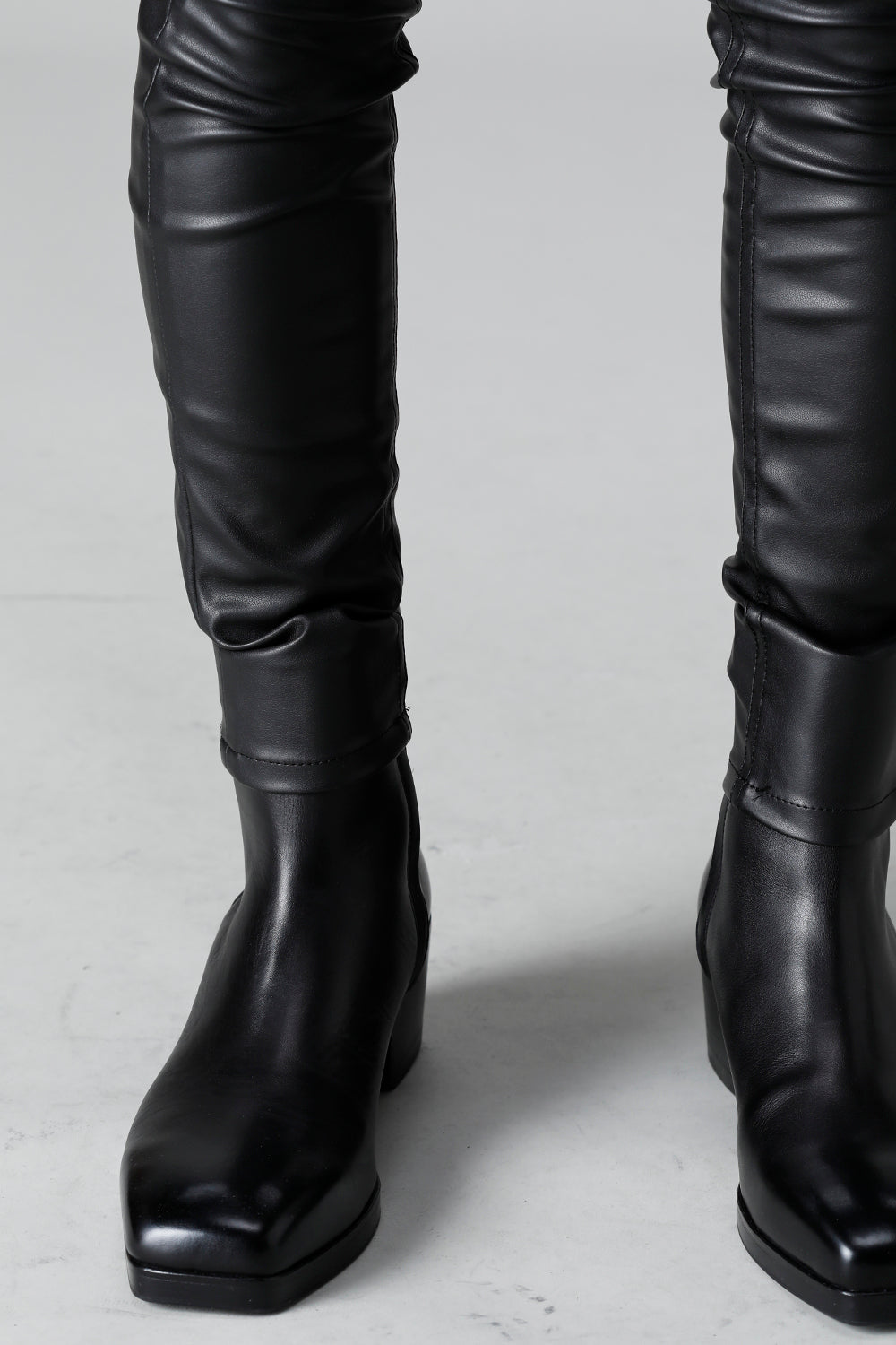 Airy Fake Leather  Faux Leather Leggings Pants