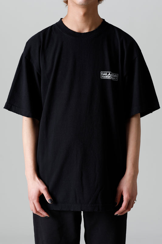 Heavy Weight Jersey Damage T-shirt Black