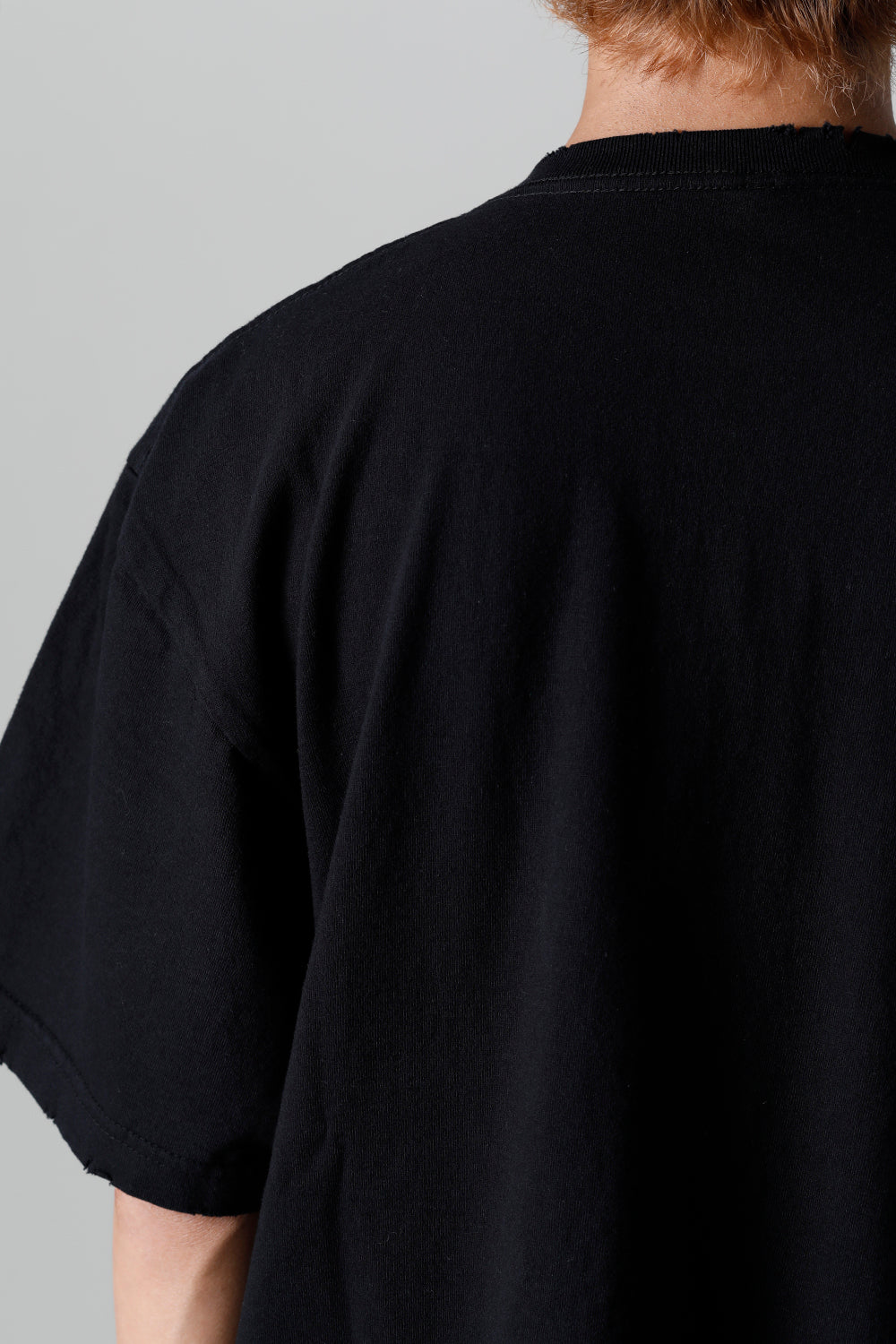 Heavy Weight Jersey Damage T-shirt Black