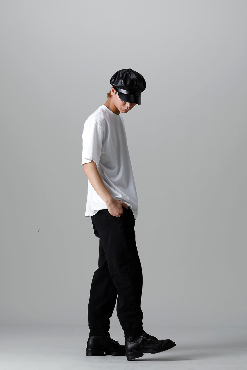 Heavy Weight Jersey Damage T-shirt White