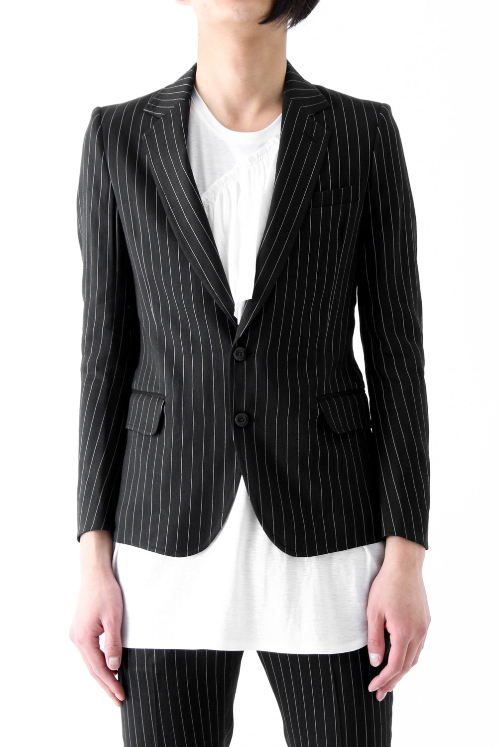 17S L/Ry Stripe Stretch 2B Jacket