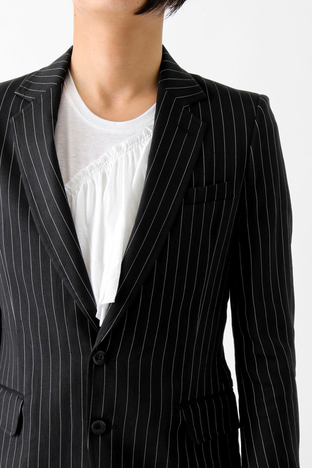 17S L/Ry Stripe Stretch 2B Jacket