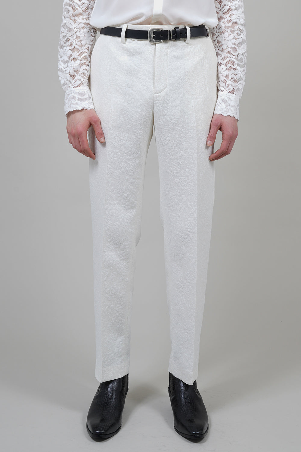 Fukre Rose Jaggard Pants Cream