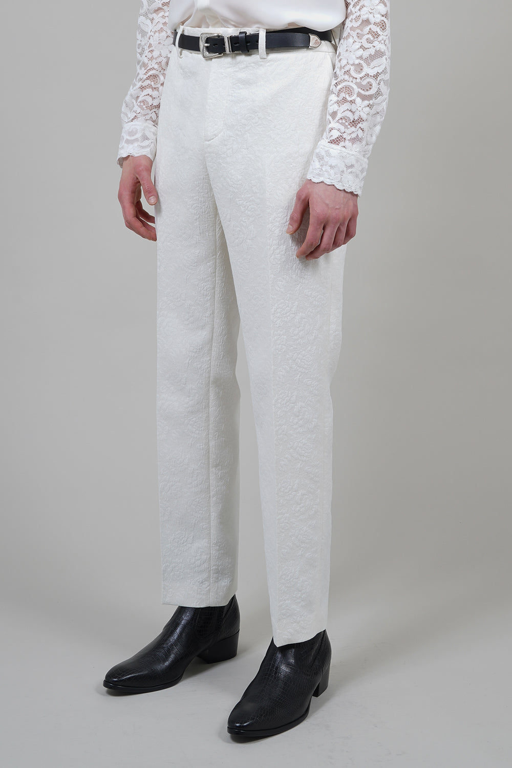 Fukre Rose Jaggard Pants Cream