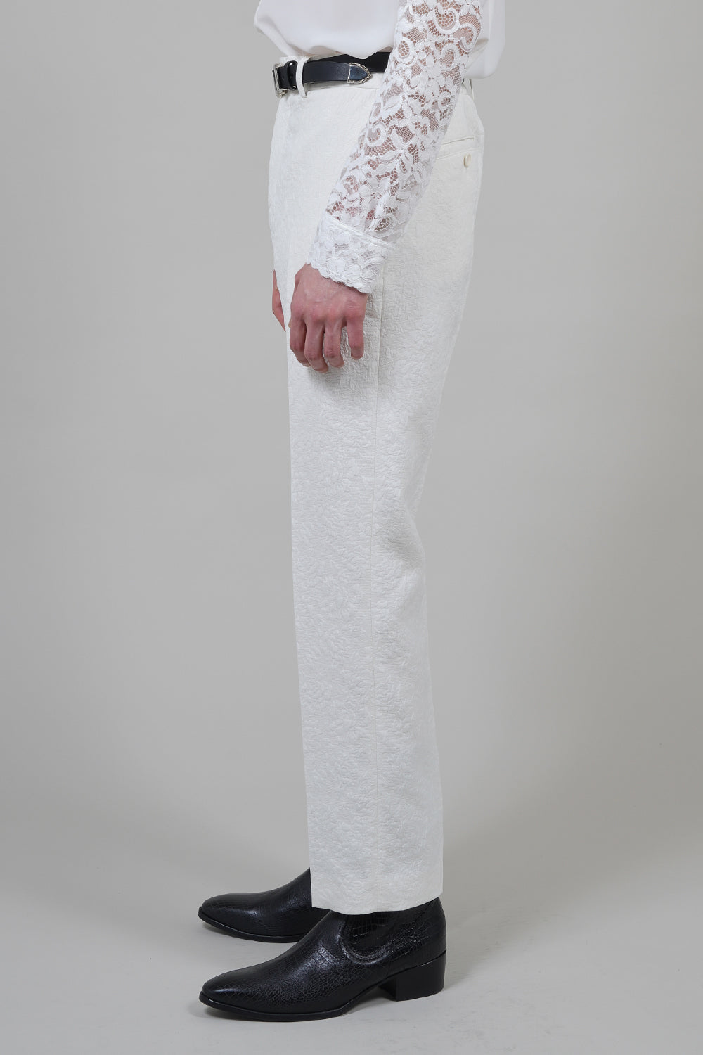 Fukre Rose Jaggard Pants Cream