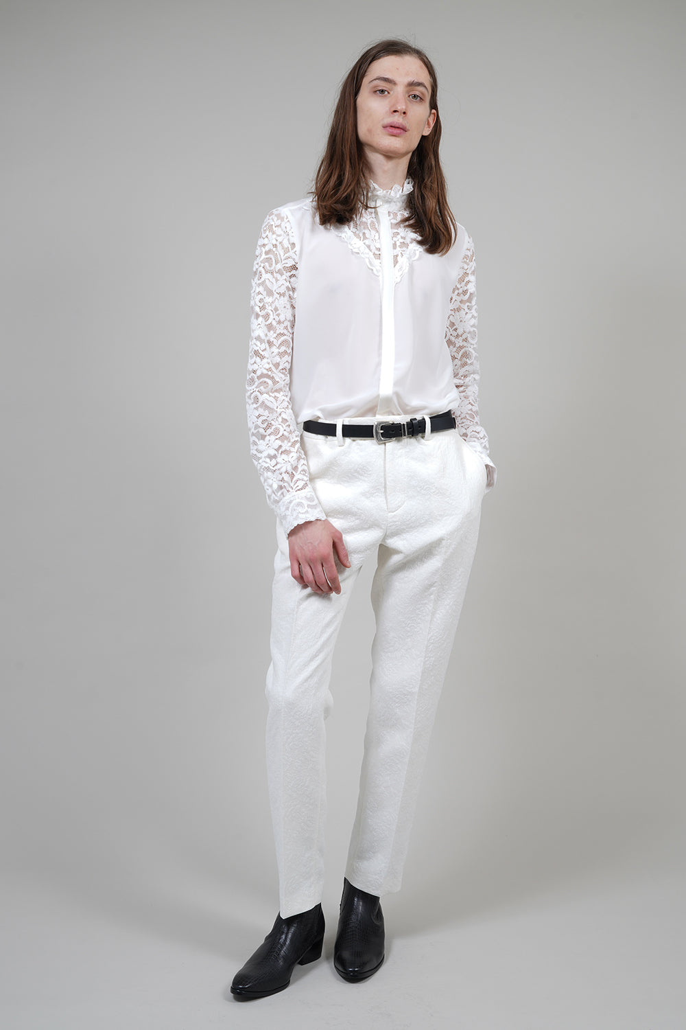 Fukre Rose Jaggard Pants Cream