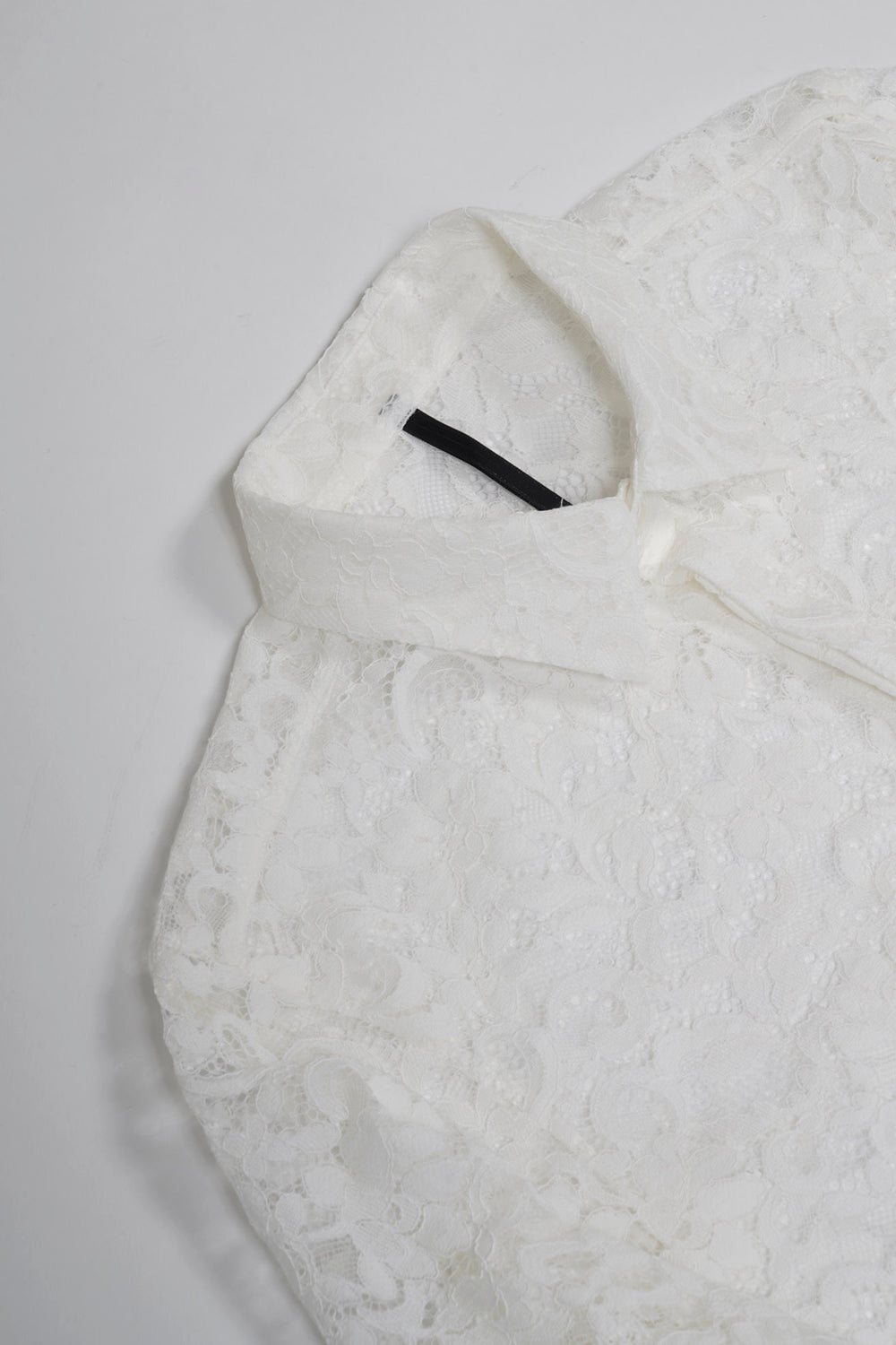 Dendrobium Race Regular Lace Shirt Off White
