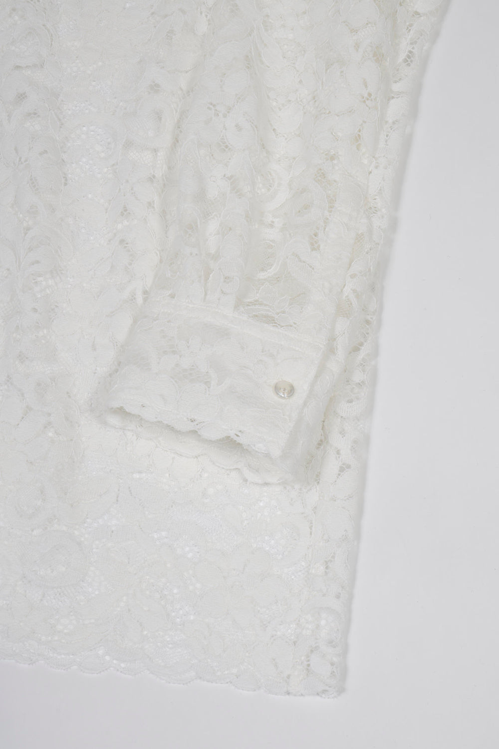 Dendrobium Race Regular Lace Shirt Off White