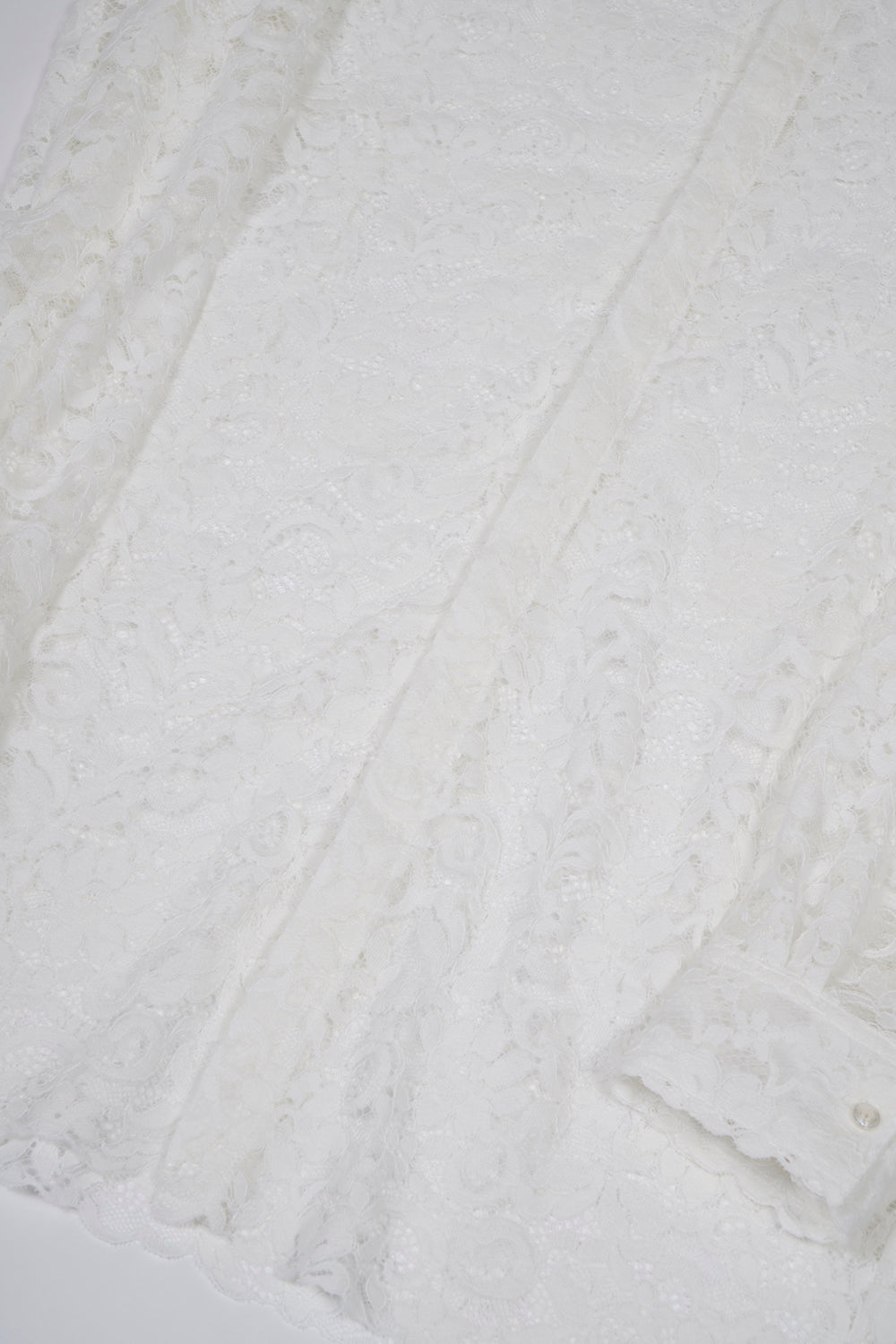 Dendrobium Race Regular Lace Shirt Off White