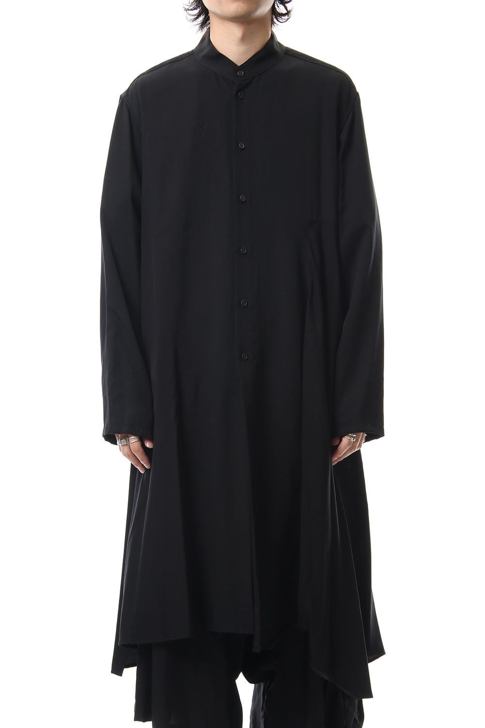 Front left twist Long shirt