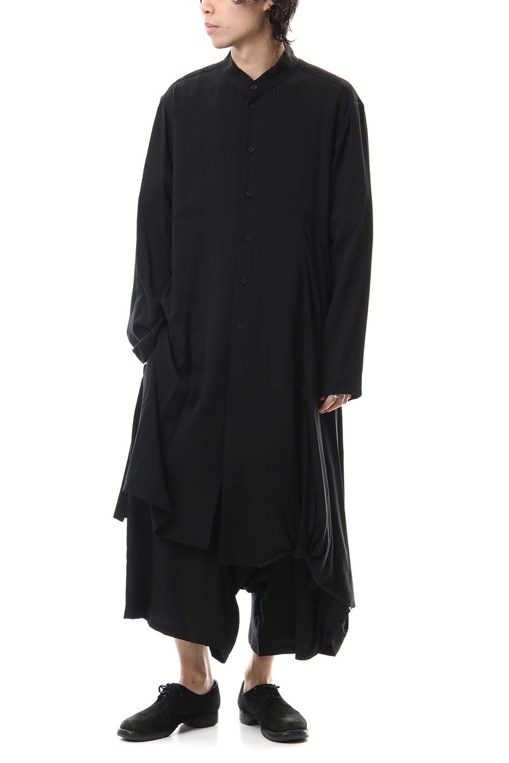 Front left twist Long shirt